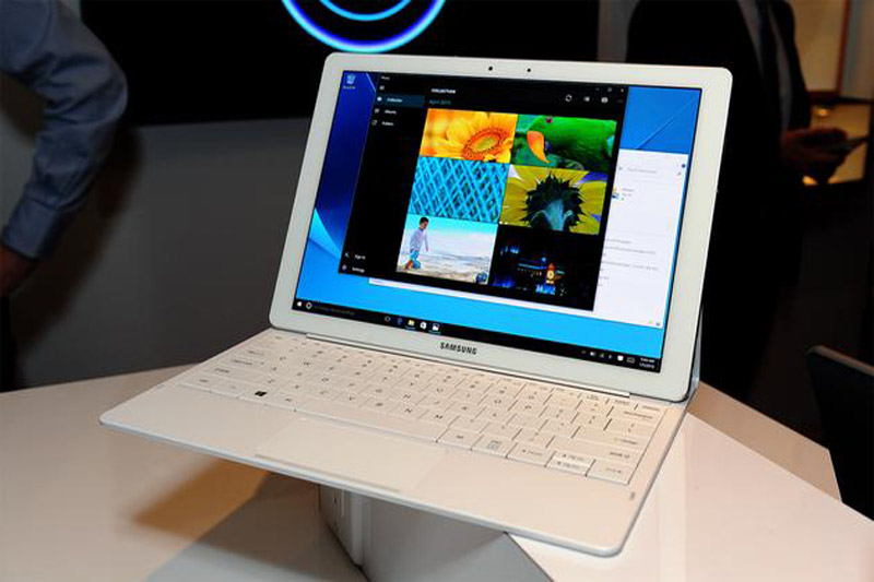 三星推出超薄2合1筆記本TabPro S，只有6.3毫米的厚度，比微軟Surface Pro 4和蘋果iPad Pro要薄。不包含鍵盤部分的重量為1.53磅(694克)。
